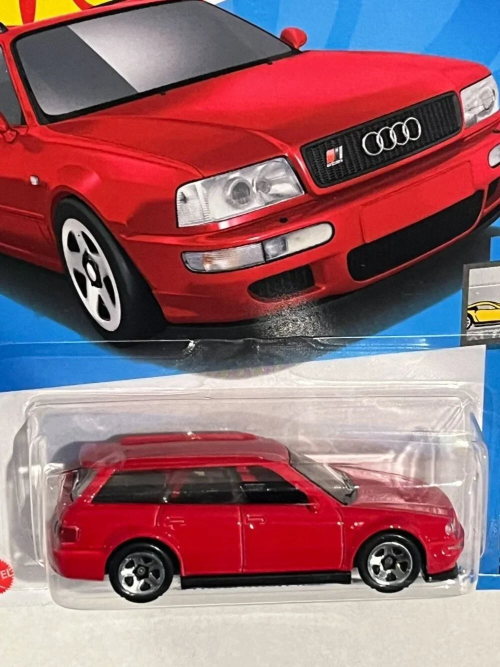 Hot Wheels '94 Audi Avant RS2 Factory Fresh 133/250 9/10 Red Wagon NOC